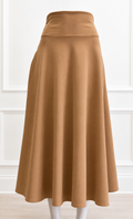 Camel A-Line Skirt