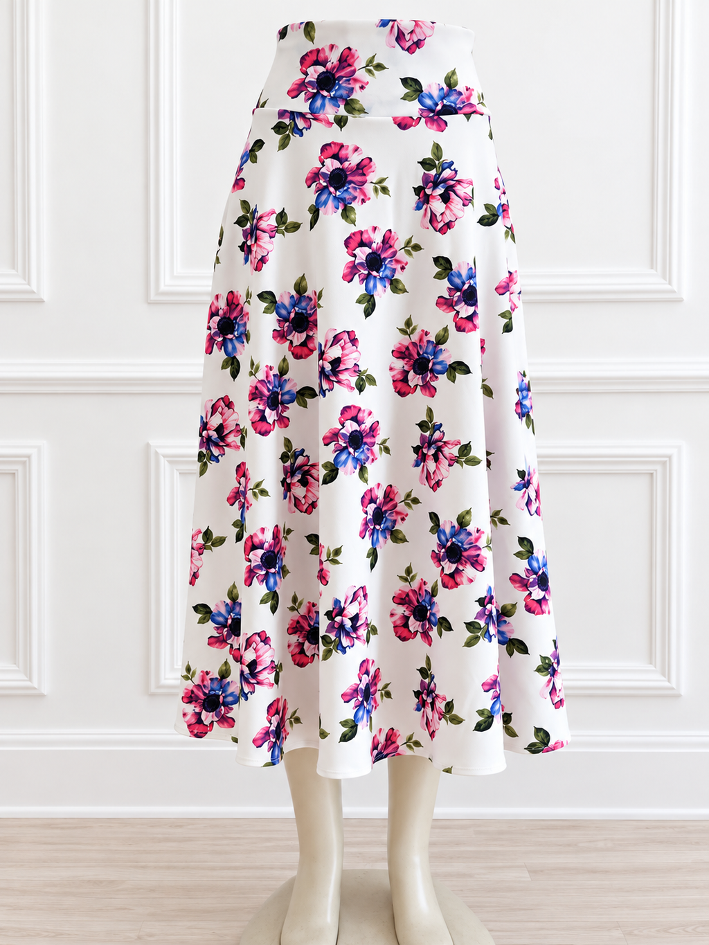Falda larga falda floral