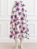 Falda larga falda floral