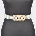 Faux Pearl Elastic Belt