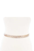 Rhinestone Asymmetry Belt Description
