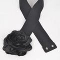 Delicate Beautiful Flower Plus Size Elastic Belt